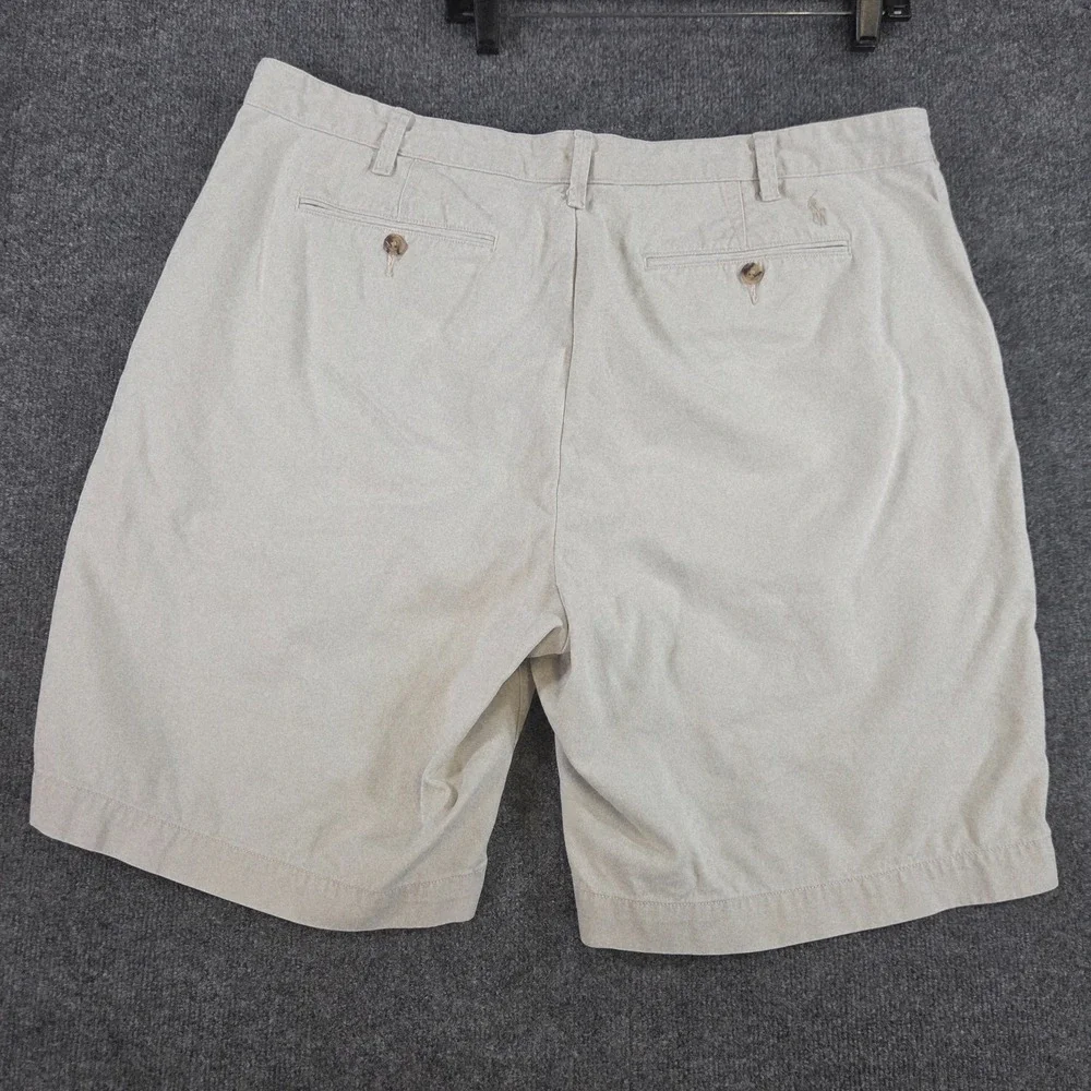 Polo Ralph Lauren Mens 40 Beige Relaxed Fit Chino Shorts 9 Inseam